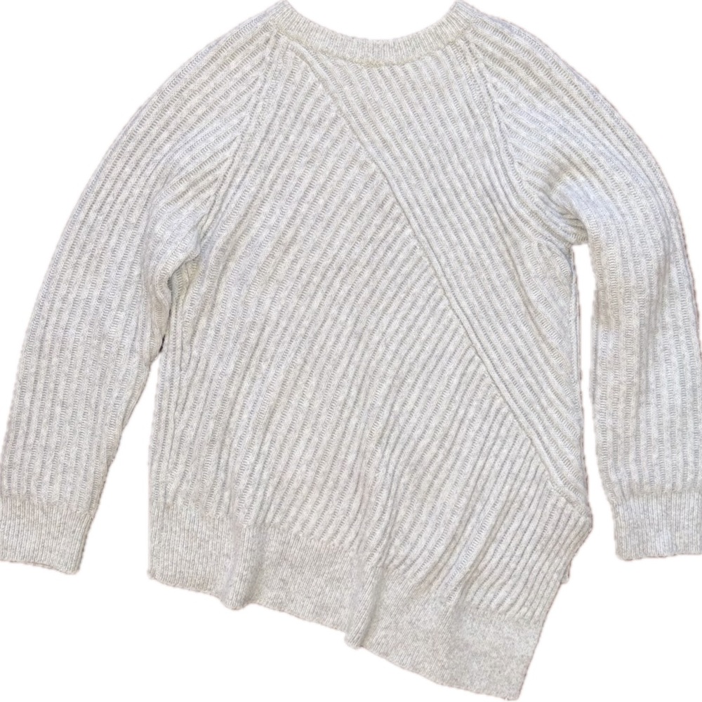 Simply Vera Vera Wang ribbed asymmetrical sweater